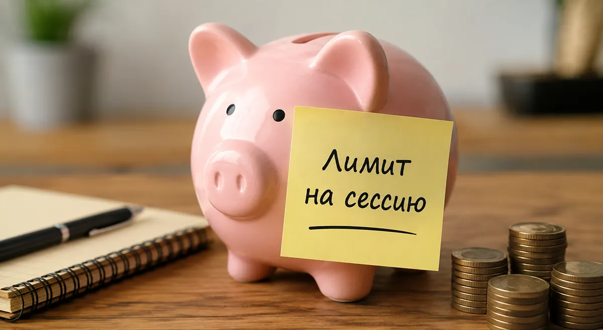 Символ установки лимита на игровую сессию