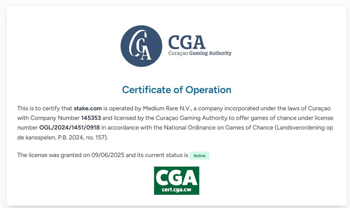 Страницы официального реестра лицензий (cga.cw или anjouangaming.com) с датой выдачи разрешения —… Дата выдачи лицензии в официальном реестре регулятора