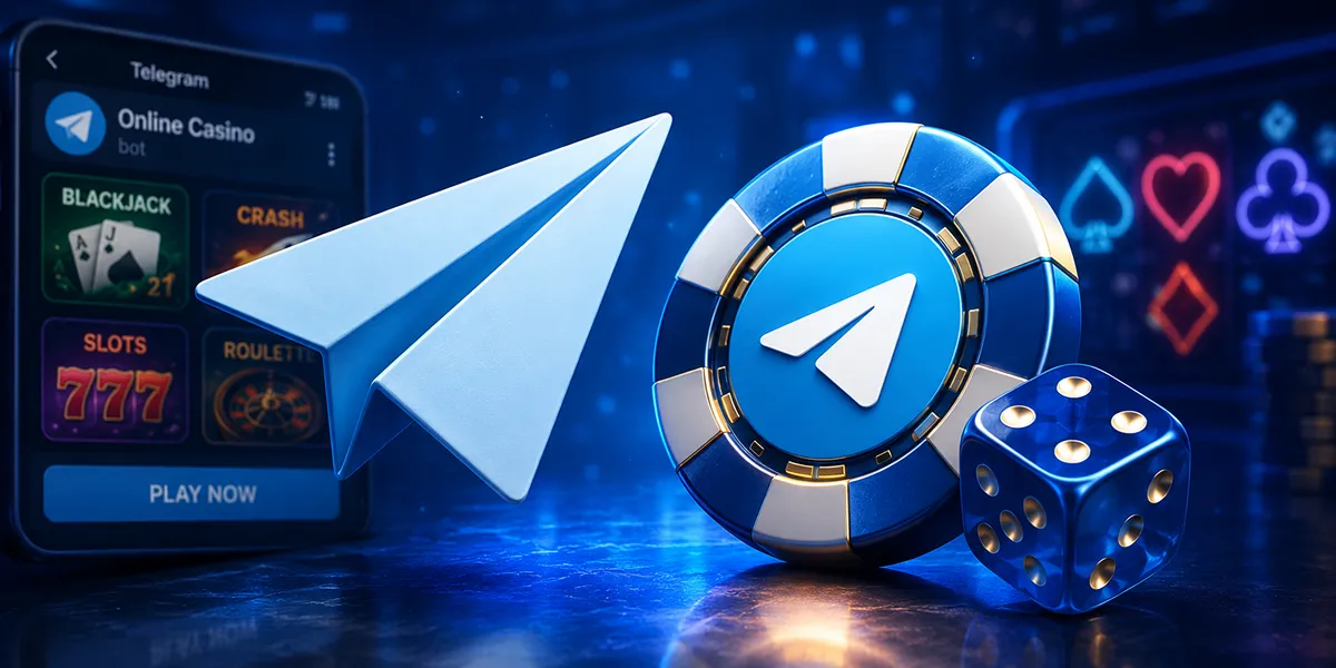 Символ казино в мессенджере Telegram